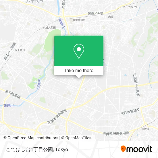こてはし台1丁目公園 map