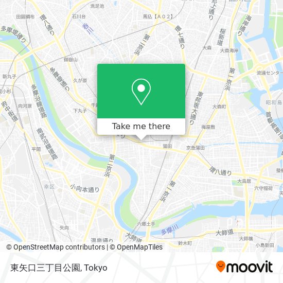 東矢口三丁目公園 map