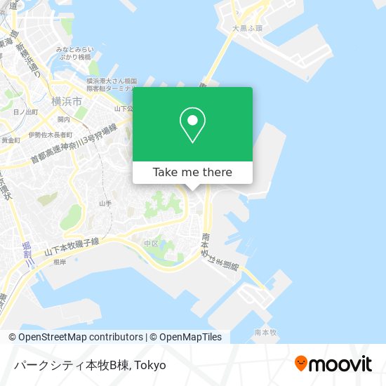 パークシティ本牧B棟 map