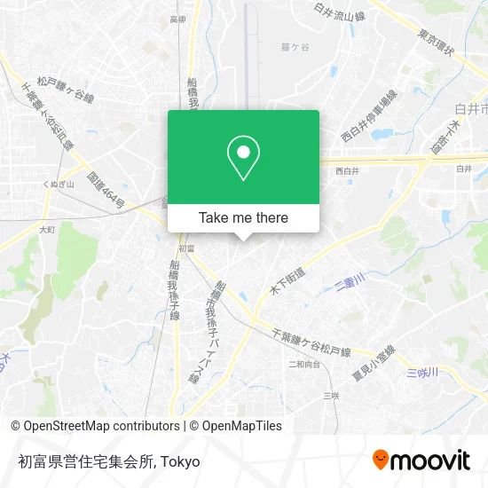初富県営住宅集会所 map