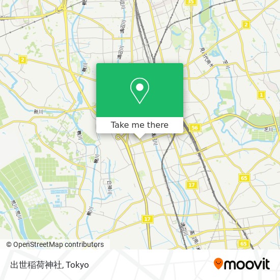 出世稲荷神社 map
