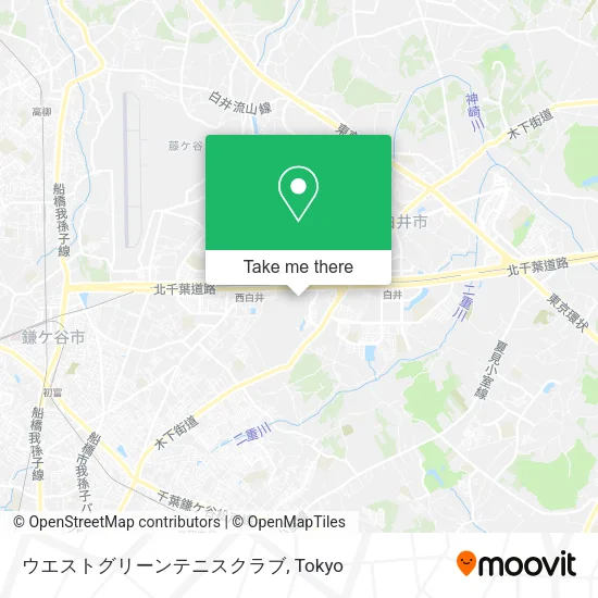 ウエストグリーンテニスクラブ map
