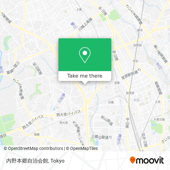 内野本郷自治会館 map
