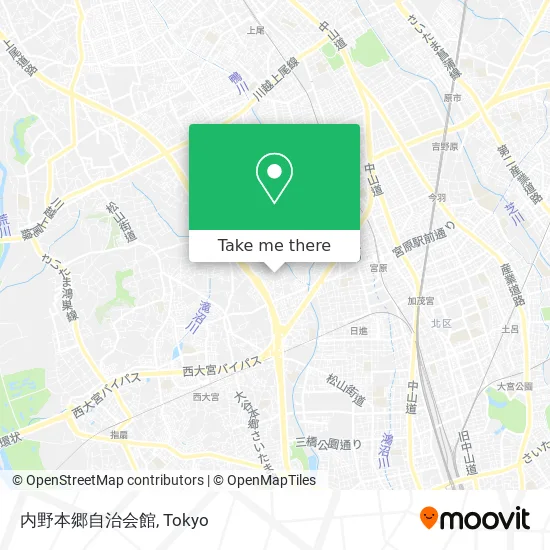 内野本郷自治会館 map