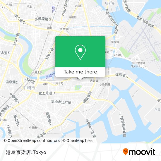 港屋京染店 map