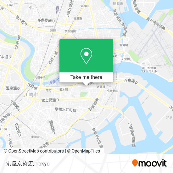 港屋京染店 map