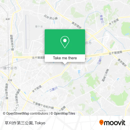 草刈作第三公園 map