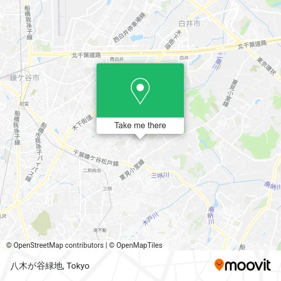 八木が谷緑地 map