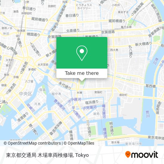 東京都交通局 木場車両検修場 map