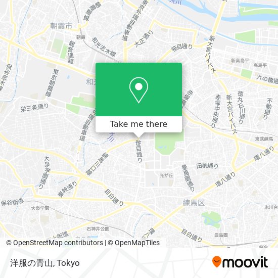 洋服の青山 map