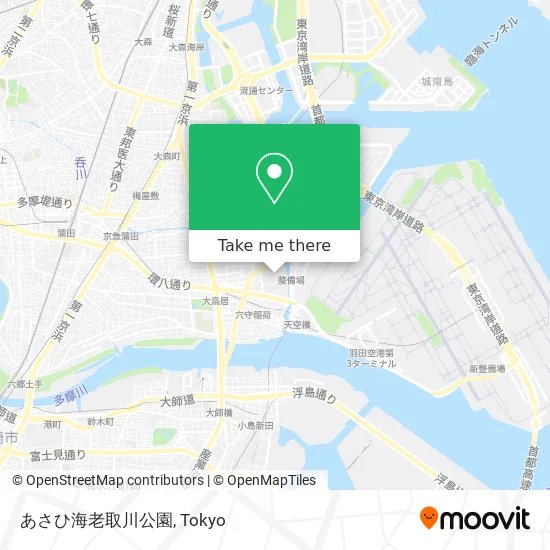 Asahi Ebitorigawa Park map