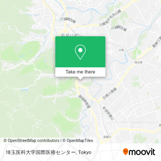埼玉医科大学国際医療センター map