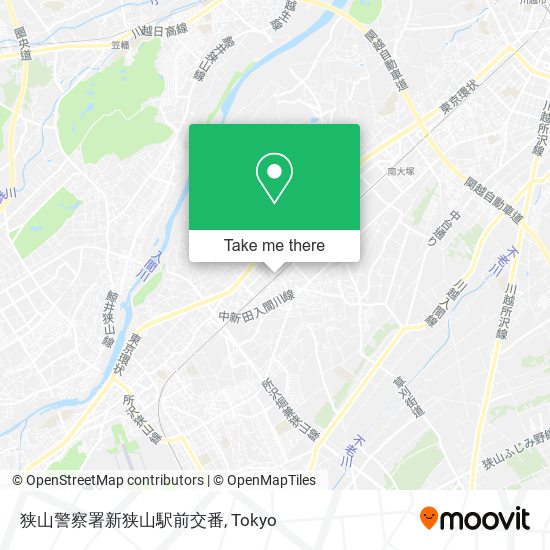 狭山警察署新狭山駅前交番 map