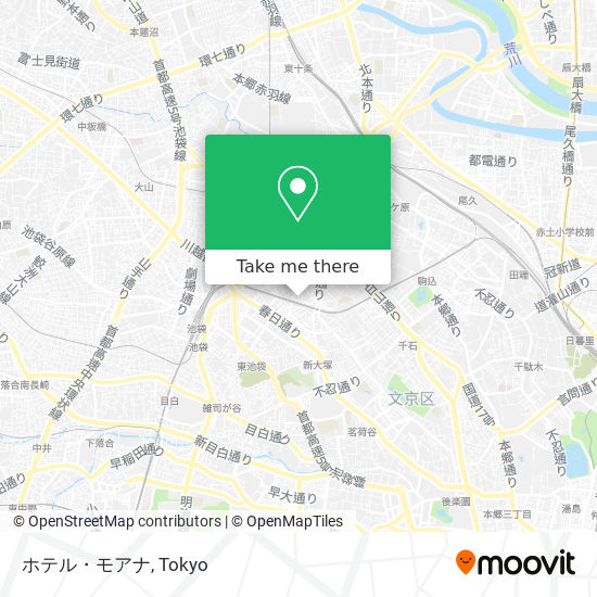 How To Get To ホテル モアナ In 豊島区 By Metro Or Bus