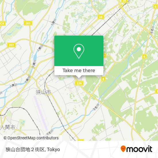 狭山台団地２街区 map