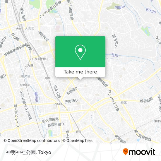 神明神社公園 map
