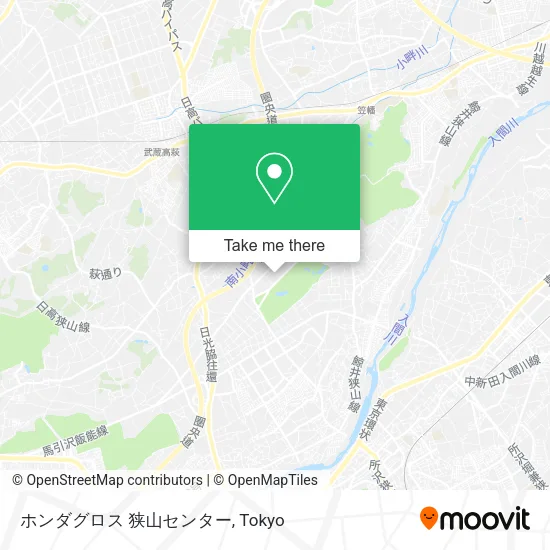 ホンダグロス 狭山センター map