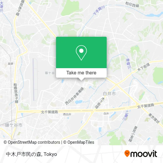 中木戸市民の森 map