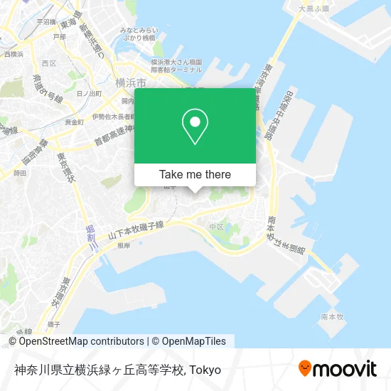 神奈川県立横浜緑ヶ丘高等学校 map