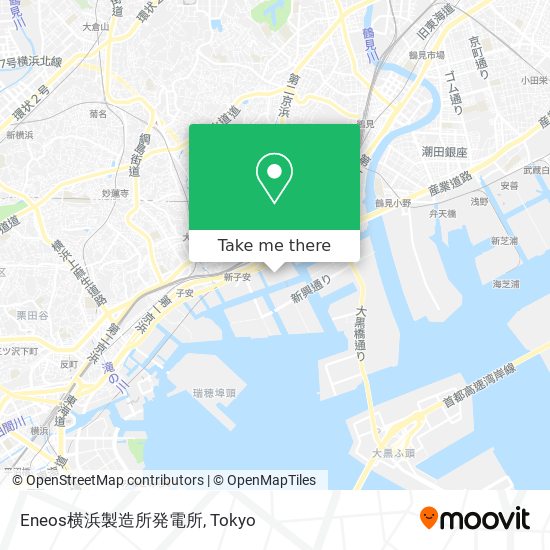 Eneos横浜製造所発電所 map