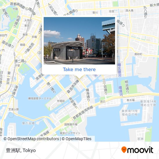 豊洲駅 map