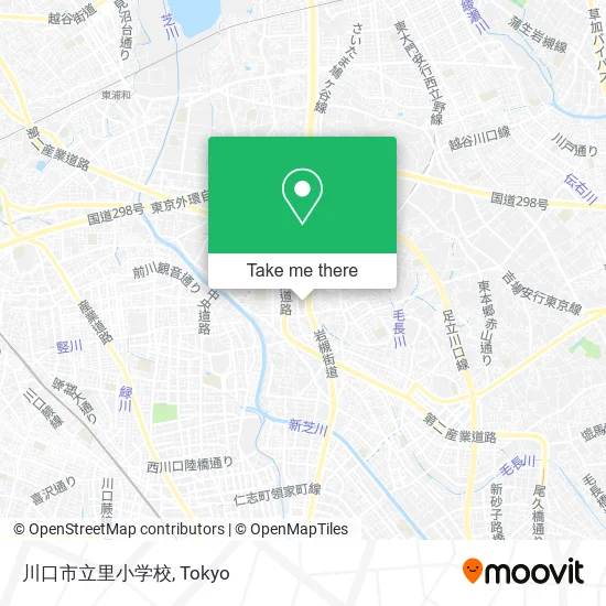 川口市立里小学校 map
