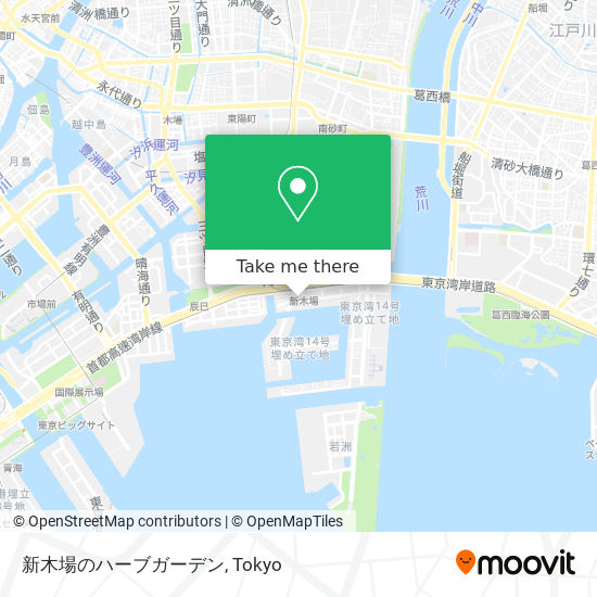 新木場のハーブガーデン map