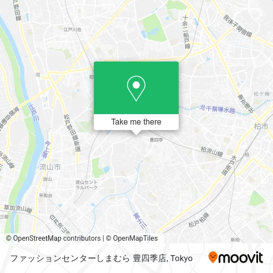 ファッションセンターしまむら 豊四季店 map