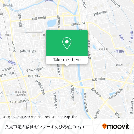八潮市老人福祉センターすえひろ荘 map
