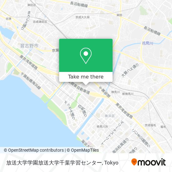 放送大学学園放送大学千葉学習センター map