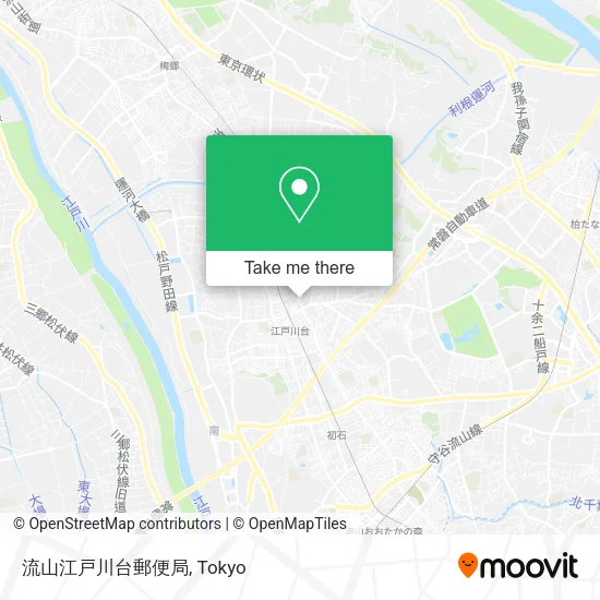流山江戸川台郵便局 map