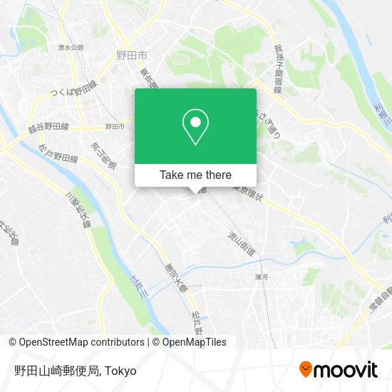 野田山崎郵便局 map