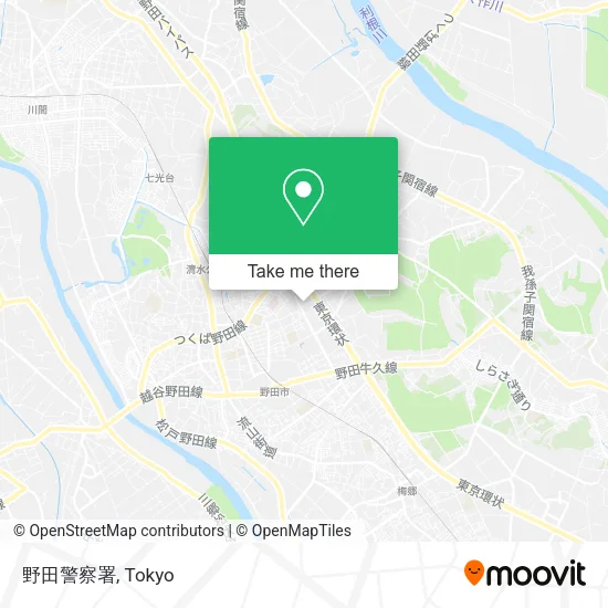 野田警察署 map