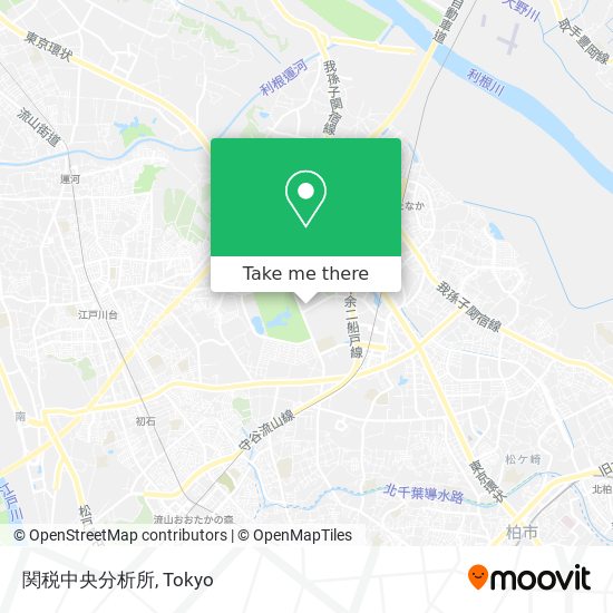関税中央分析所 map