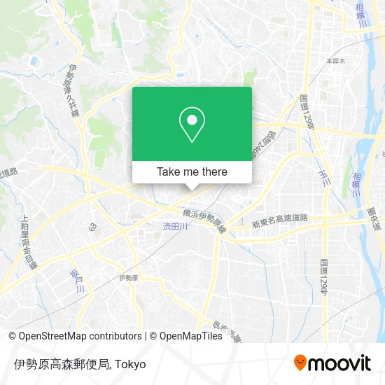 伊勢原高森郵便局 map