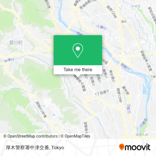 厚木警察署中津交番 map