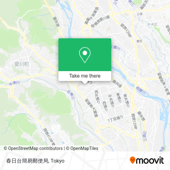 春日台簡易郵便局 map