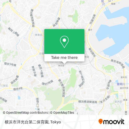 横浜市洋光台第二保育園 map