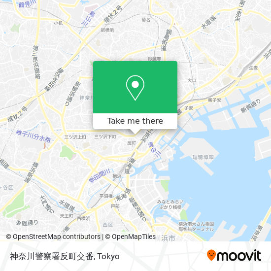 How To Get To 神奈川警察署反町交番 In 横浜市 By Bus Or Metro