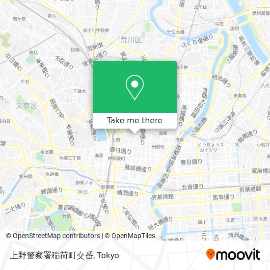 上野警察署稲荷町交番 map