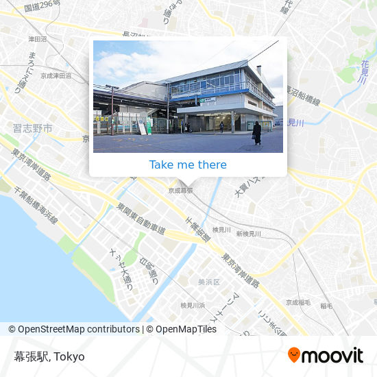 幕張駅 map