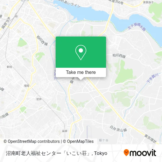 沼南町老人福祉センター「いこい荘」 map