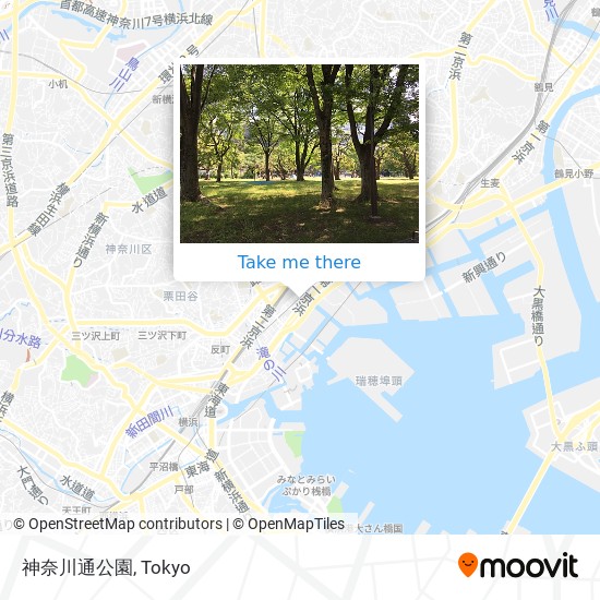 神奈川通公園 map