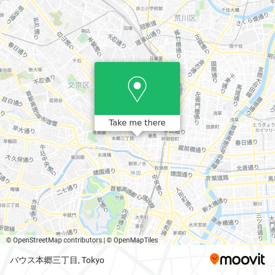 バウス本郷三丁目 map