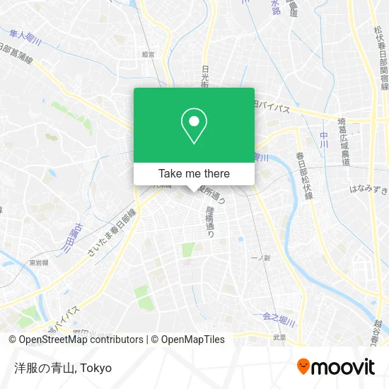 洋服の青山 map
