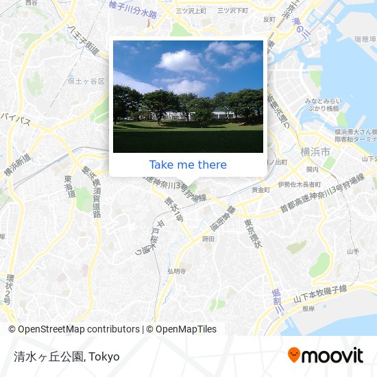 清水ヶ丘公園 map