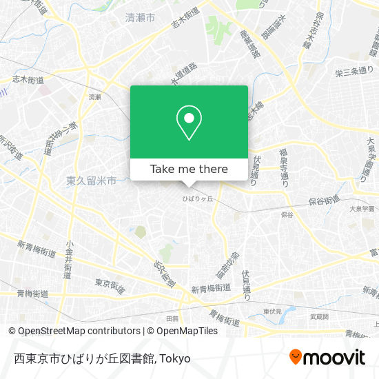 西東京市ひばりが丘図書館 map