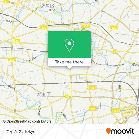 タイムズ map