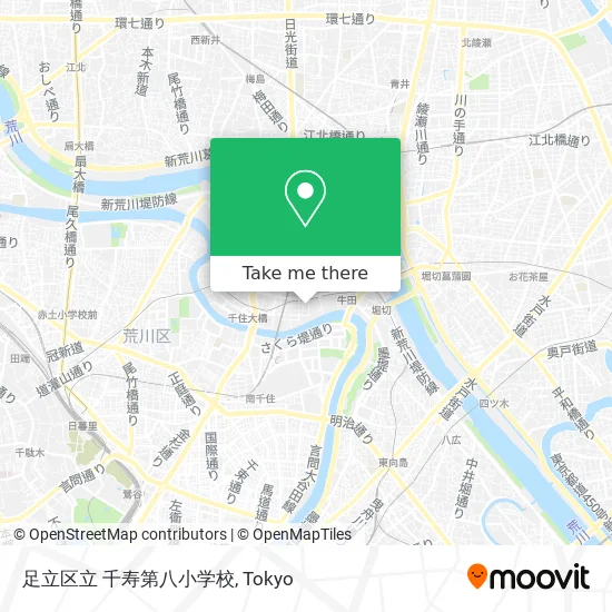 足立区立 千寿第八小学校 map