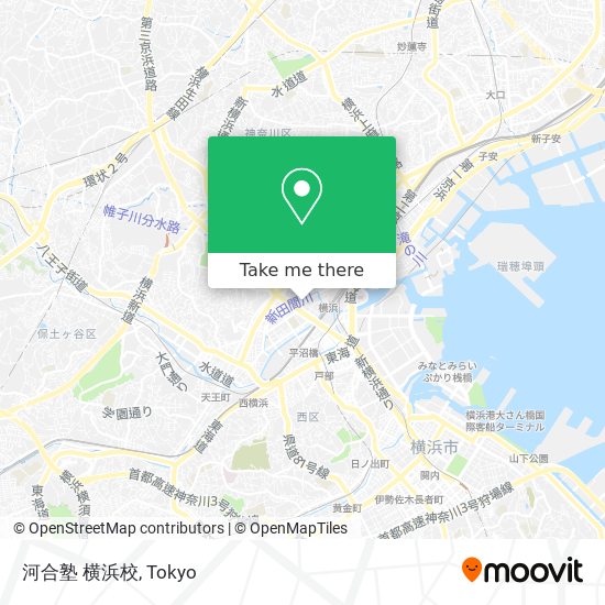河合塾 横浜校 map